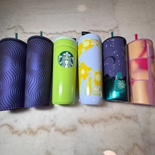 Starbucks Tumbler Lot of 6 Assorted Styles and Colors (crazy deal) picture