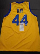 Clifford Ray Golden State Warriors Autographed & Inscribed Custom Basketball Jer picture