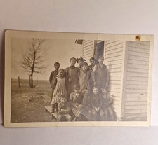 Vintage Real Photo RPPC Children Group Postcard Divided Back Unposted Original picture