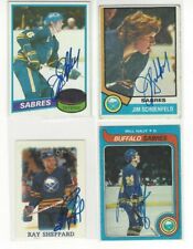 1980-81 Topps #96 Jim Schoenfeld Signed Hockey Card Buffalo Sabres picture