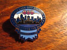 National League Of Cities Lapel Pin - Vintage 2002 Salt Lake City Congress Pin picture