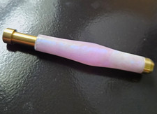 Handcrafted Ez-Eject Tobacco Taster Epoxy Resin Light Purple/Brass picture