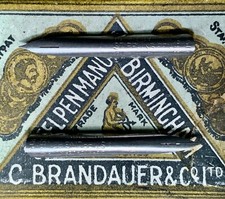 Two Vintage Brandauer 255 Stippling Super Fine Super Flex Dip Pen Nibs picture