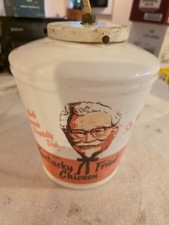 Vintage KFC Milk Glass  Bucket Globe Light Shade -1969 picture