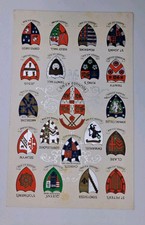 c1940's Postcard UK England Colleges Universities Coat of Arms unp picture