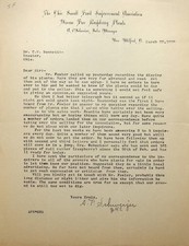 1929 New Milford, Ohio Small Fruit Disease Free Raspberry Plants Letter - E19-G picture