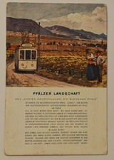 Postcard Palatinate Oberlandbahn 1913 landscape Landau Palatinate home pictures train used picture