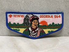 BSA Order of the Arrow OA Lodge Flap Patch - Osceola Lodge #564 (s9) picture