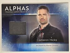 Alphas Costume Relic Card Featuring Warren Christie as Cameron Hicks M4 picture