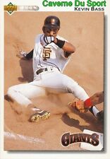 1992 KEVIN BASS SAN FRANCISCO GIANTS BASEBALL CARD UPPER DECK picture