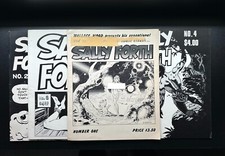 Sally Forth #1-4 Good Girl Art COMPLETE SET Military 1 2 3 4 Wally Wood 1977 LOT picture