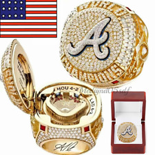 Atlanta Braves Championship Ring 2021 World Series MLB REPLICA Ring Slide Top US picture