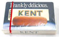 NIB VTG Frankly Delicious Kent Food Hotdog Corndog Playing Card Company Sealed picture