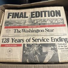 The Washington Star final edition picture