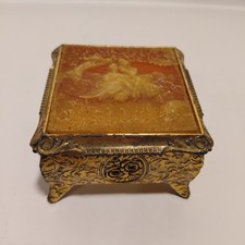 See Video, Vintage Laurel Trinket Jewelry Music Box w/ Für Elise Sankyo Movement picture