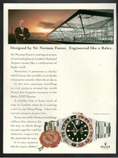 Rolex Advertisement 1988 Oyster Gmt Master Ii Sir Norman Foster 1 Page picture