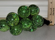 Vintage Large Green Lucite Grape Cluster 1960 MCM Decorative Decor Driftwood picture