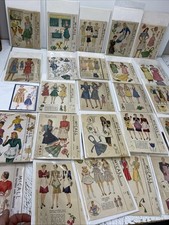 Lot of 25 vintage 1930s 1940s Sewing Patterns McCall Good Condition Bagged picture