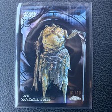 2026 Topps Chrome Star Wars Sy Snootles AURE-13 Black Refractor 1/10 NM π₯π₯π₯ picture