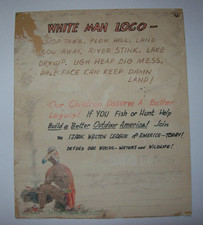 Vintage Antique FOLK ART Handmade Sign: Join THE IZAAK WALTON LEAGUE OF AMERICA picture