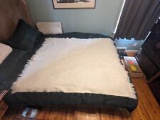 AVOCA Mohair Wool Throw 60x52 White picture