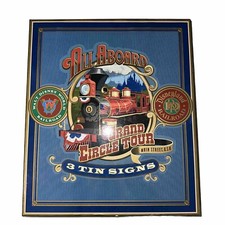 Disney Railroad All Aboard Grand Circle Tour Main Street USA 3 Tin Set RARE picture