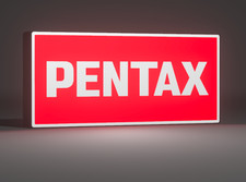 PENTAX CAMERA LED LIGHT BOX SIGN LARGE 13.2