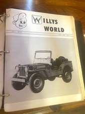 Jeep Willys World Club of America Newsletter Binder 1974-1979 Vintage Automobile picture