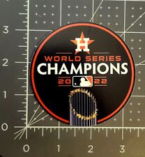 Houston Astros World Series Champions 2022 Vinyl Sticker Round B picture