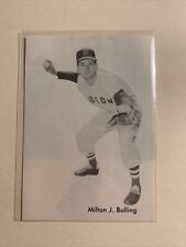 Milt Bolling Boston Red Sox 1954 Baseball Vintage Pictorial Panel picture