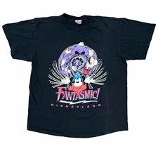 Vintage Fantasmic Mickey Disneyland Disney Designs Graphic T-Shirt Villains XL picture