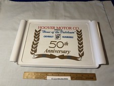 1972 Chevrolet Advertising Serving Tray Hoover Motor Co Wernersville Pa 50th Ann picture
