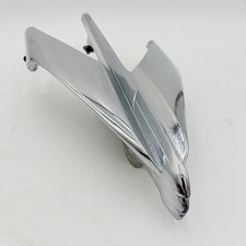 1954 Pontiac Chieftain Hood Ornament 517658 BLC Chrome OEM Original picture