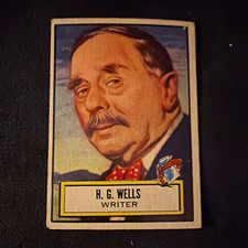TCG VTG 1941 Look 'n See H. G. Wells Writer Non-Sport Card #119 Base Set picture