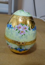 Limoges Lg Gérard Ribierre French Home Egg Trinket Box Beauty picture