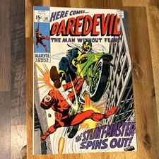 Marvel Comics Daredevil #58 NM 1st App of Stuntman 1969 Edition picture