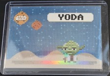 2026 Topps Chrome Star Wars Yoda Bonus Stage BO-YO Case Hit SSP Pixel Art Rare picture