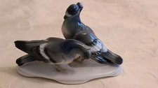 Vintage Carl Scheidig Porcelain Pigeons Figurine Approximately 5