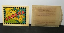 VINTAGE Canada Auto or Luggage Sticker  4.7