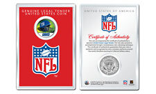 NEW YORK GIANTS NFL Helmet JFK Half Dollar US Coin w/ NFL Display Case LICENSED picture