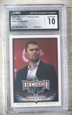 CHARLIE KIRK DECISION Trading Cards 2025 Update 245 CGC GEM MINT 10 picture