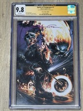 Marvel Spirits Of Vengeance #1 “Virgin” SS CGC 9.8 Signed By Clayton Crane COA picture