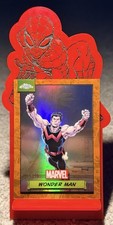 2024 Topps Chrome Marvel #108 Wonder Man Orange Refractor /25 ALPHA 1st On Print picture
