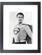 George Reeves as Superman in Classic TV Show Matted & Framed Picture Photo picture