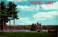 Vintage Postcard- 43378B. Memorial Park/Prairie Lake, Minnesota. Unposted 1950 picture