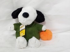 American Eagle x Warmies Peanuts Snoopy Fall Pumpkin Sweater Plush picture