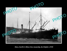 Shaw Savill & Albion Line Steam Ship The Delphic c1930 Old Historic Photo picture