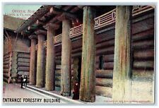 c1905s Entrance Forestry Building Exterior Portland Oregon OR Unposted Postcard picture