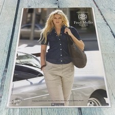 2011 Sexy Lady Hot Body Blonde Fashion Print Ad/Poster Promo Art Magazine Page picture
