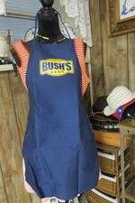 Unisex BUSH’S BEST since 1908 Beans - Apron /Navy Blue yellow gold with pockets picture